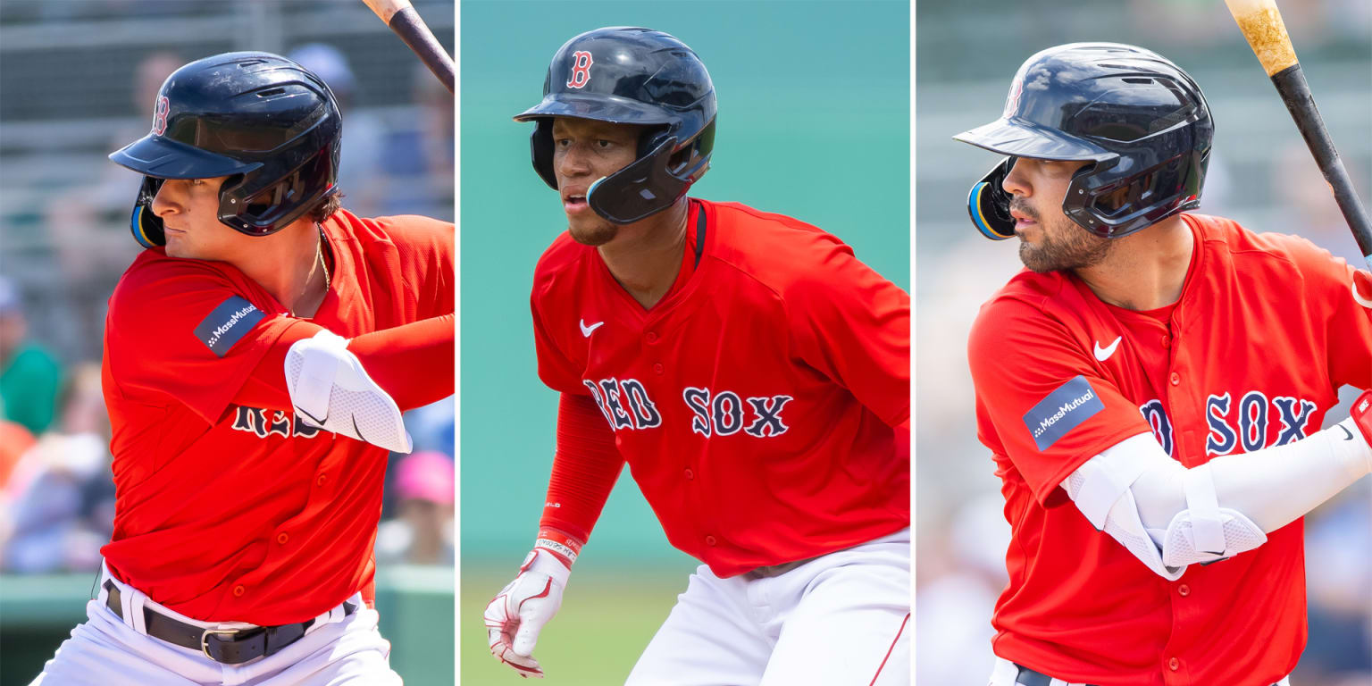 Kristian Campbell, Roman Anthony and Marcelo Mayer Red Sox Prospects